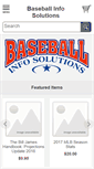 Mobile Screenshot of baseballinfosolution.com